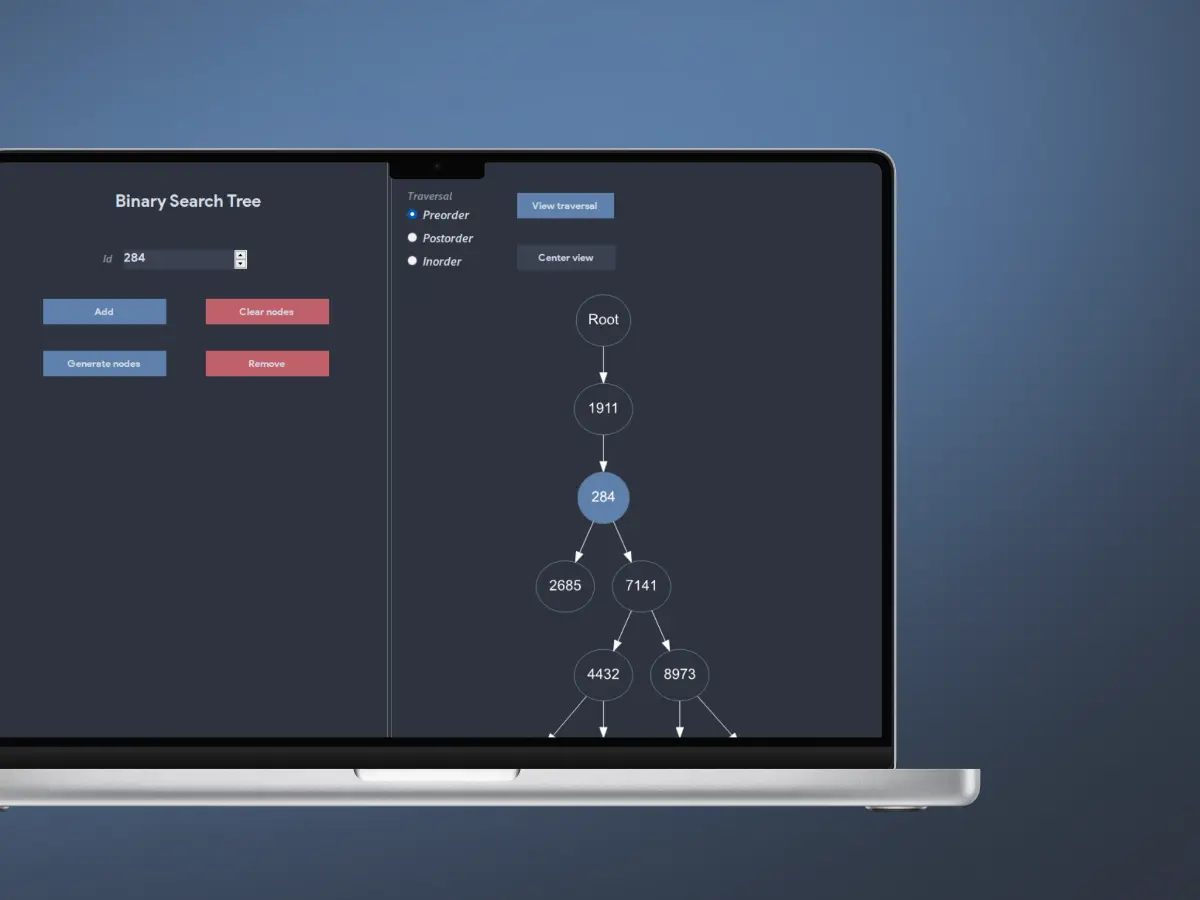 Binary Search Tree Viewer